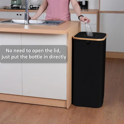 Re-turn Cycle Bin with durable, opaque, eco-friendly bag for bottle and can returns