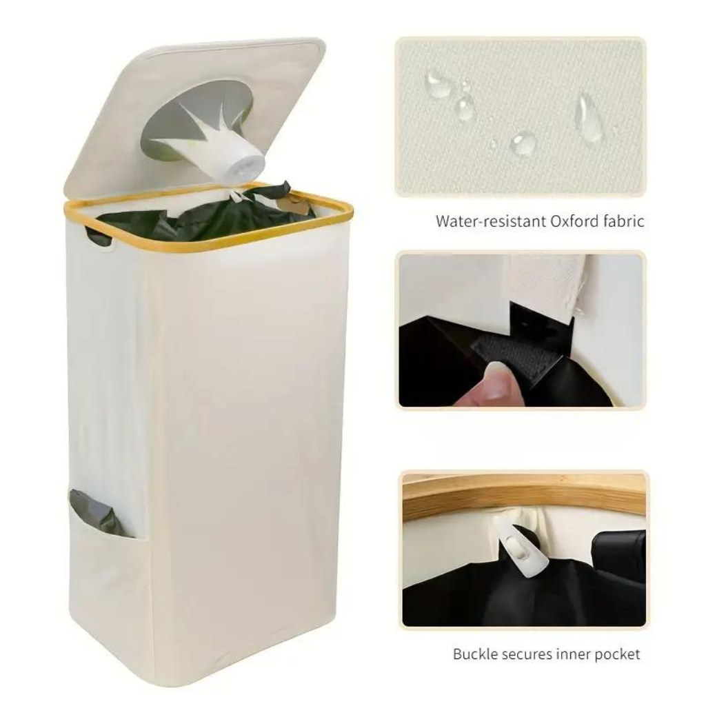 Re-turn Cycle Bin with durable, opaque, eco-friendly bag for bottle and can returns