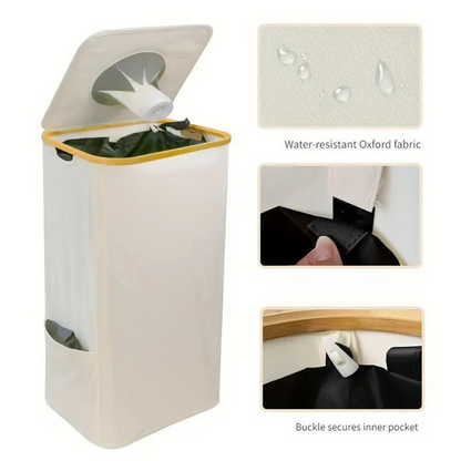 Re-turn Cycle Bin with durable, opaque, eco-friendly bag for bottle and can returns